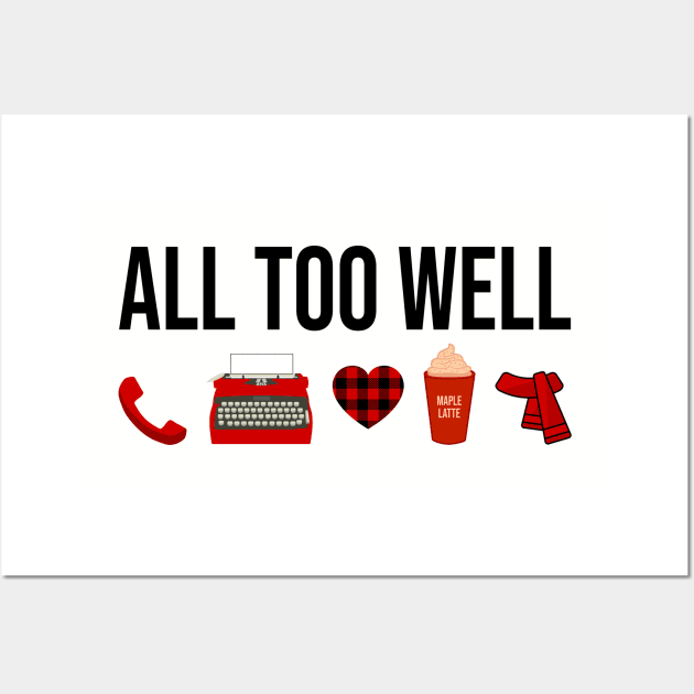 All Too Well Collage Taylor Swift Wall Art by Mint-Rose